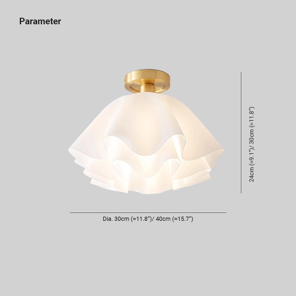 Menro lampa sufitowa w kształcie kwiatu