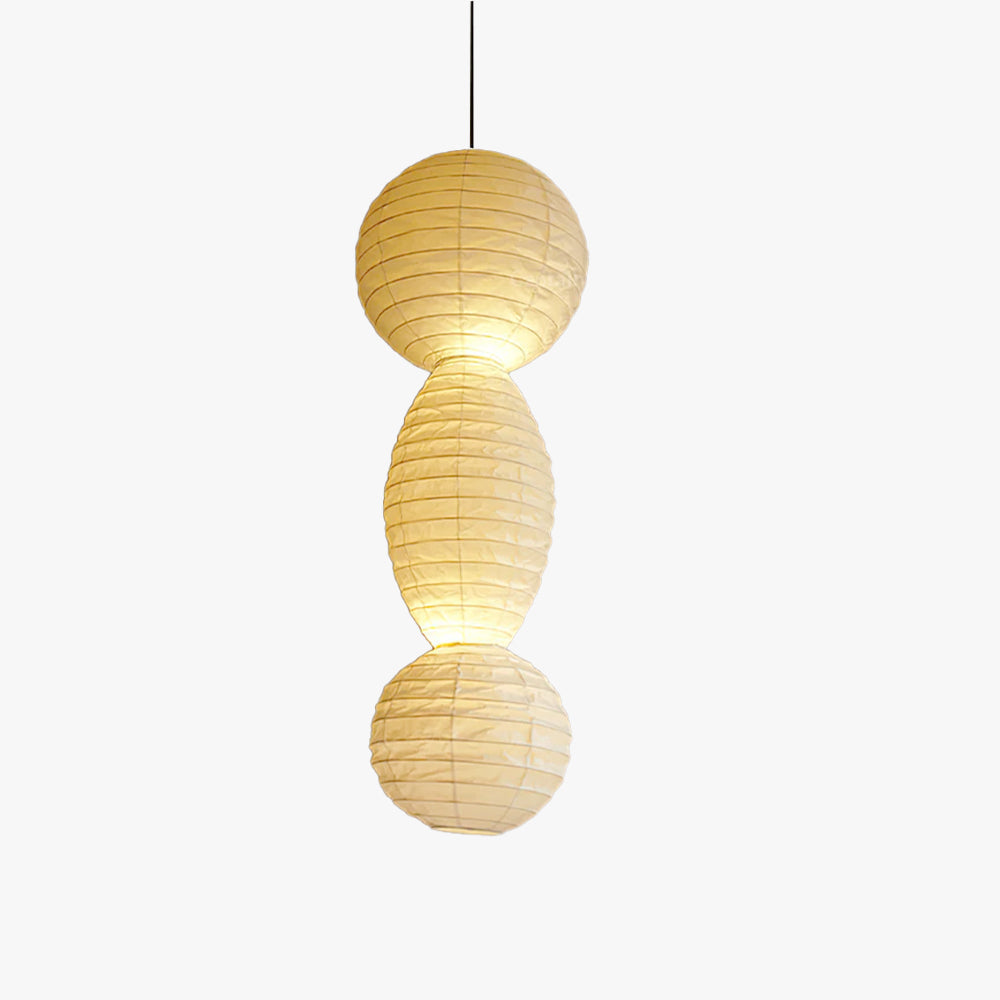 Nami lampa wisząca latarnia papierowa Wabi-sabi