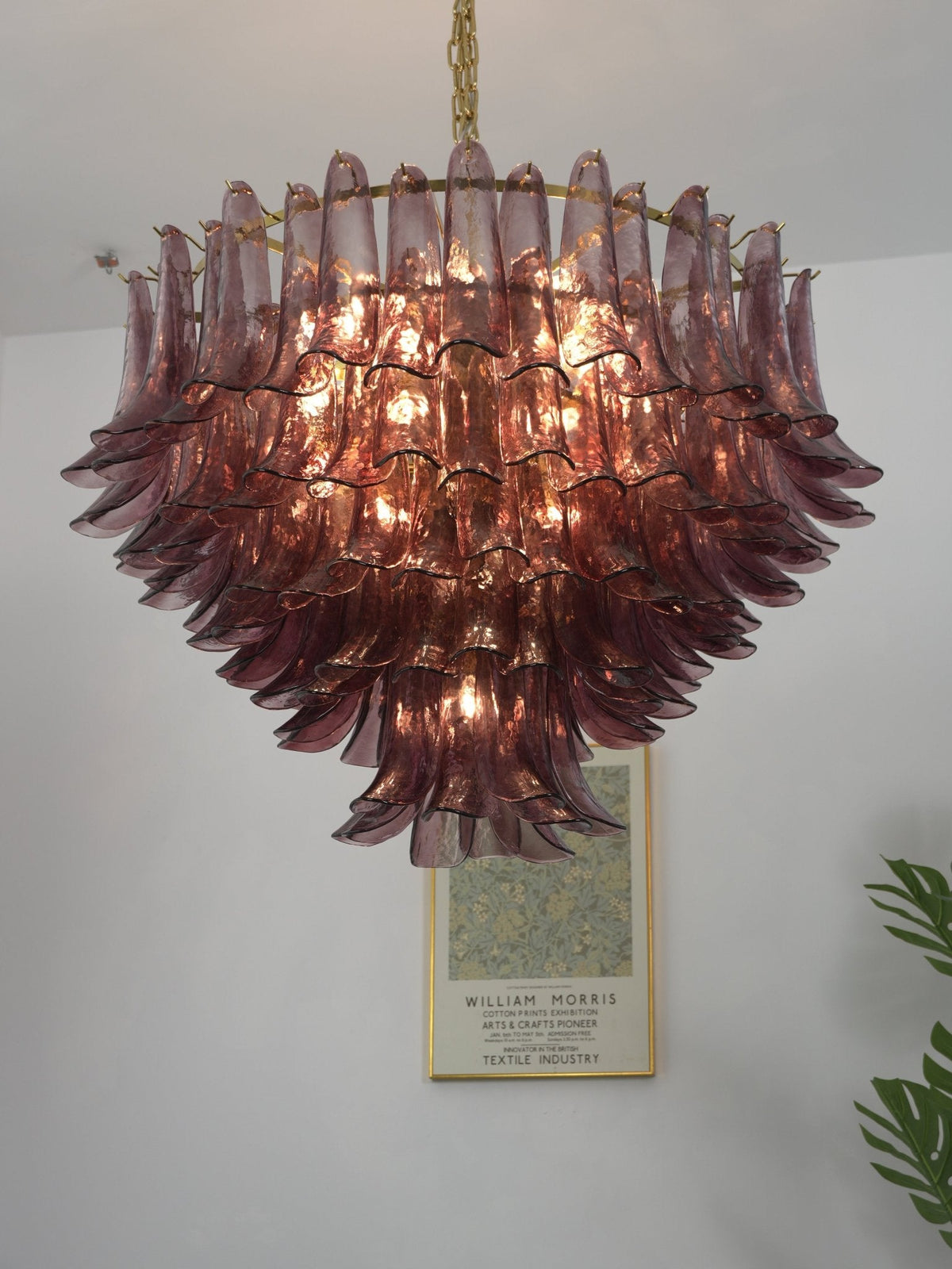 Amethyst Bloom żyrandol