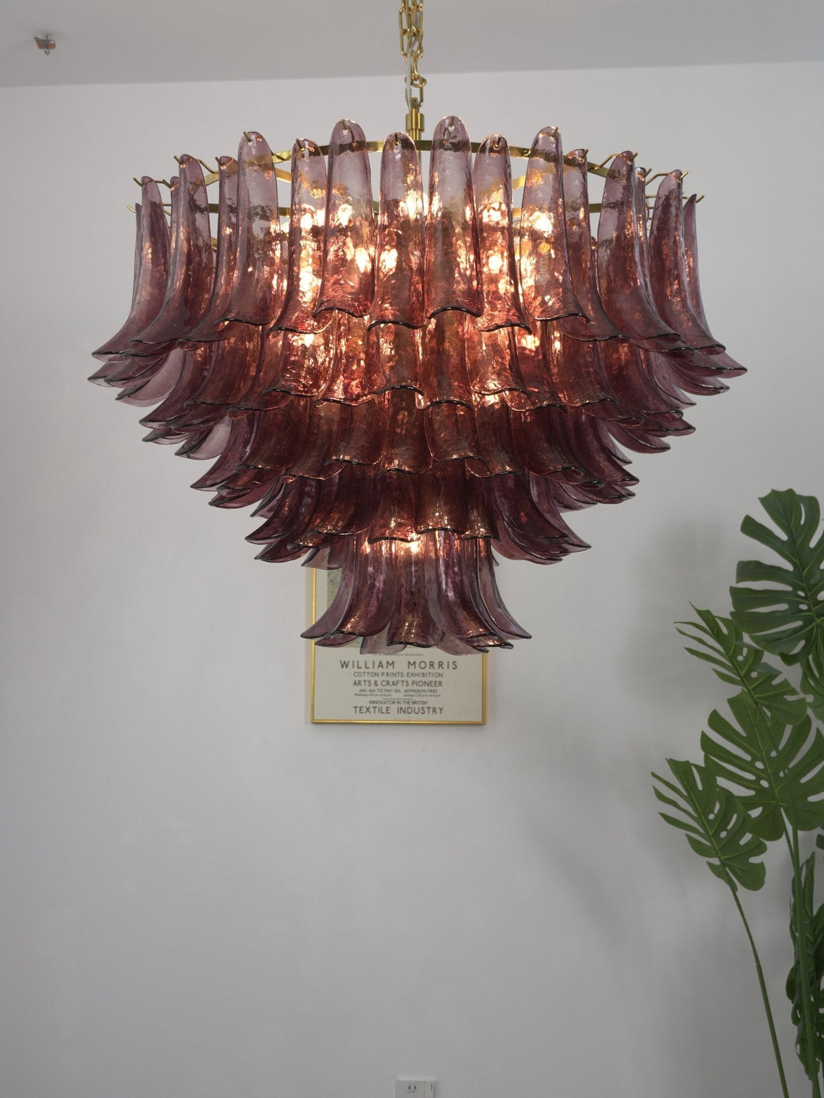 Amethyst Bloom żyrandol