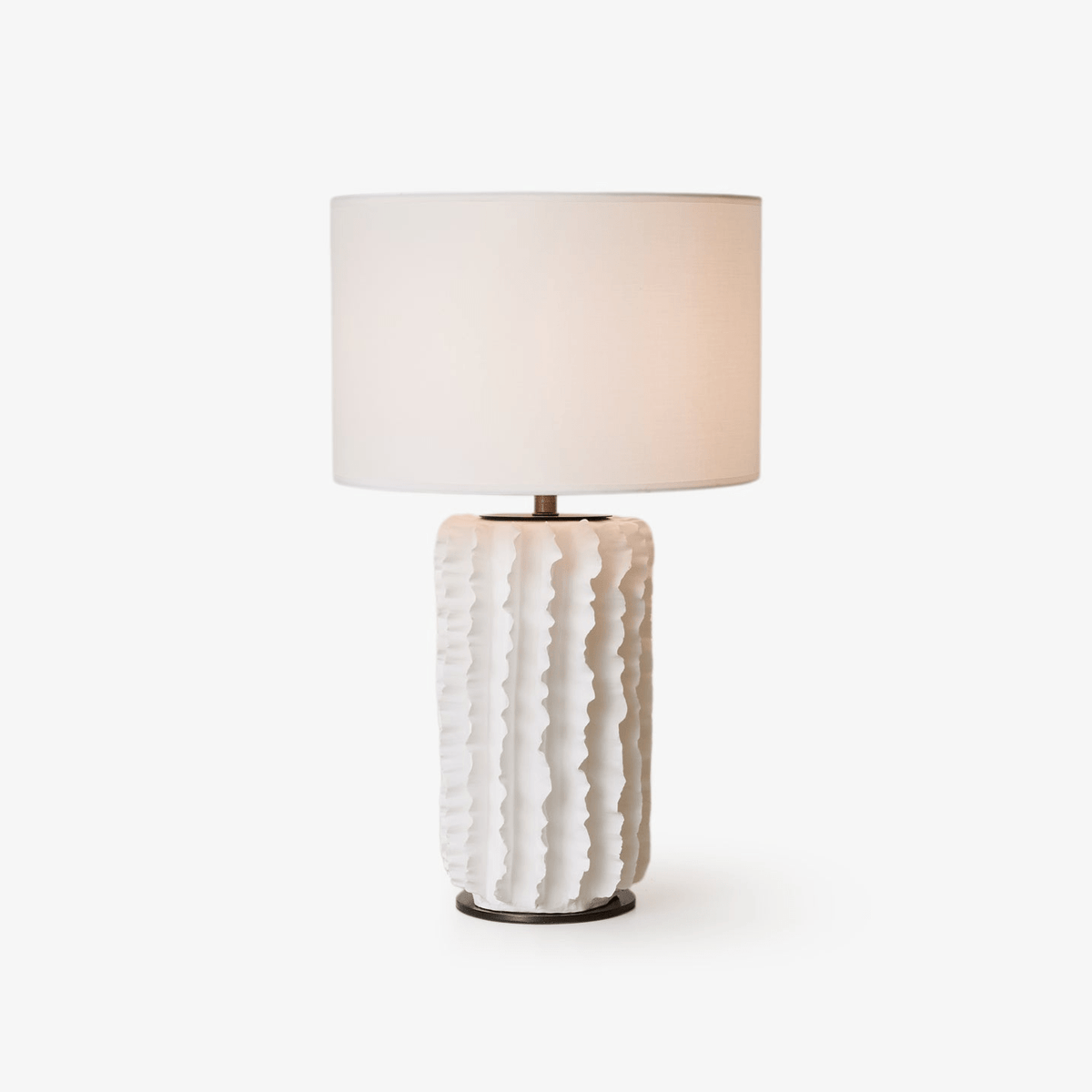 Evelyn minimalistyczna lampa stołowa z ceramiki