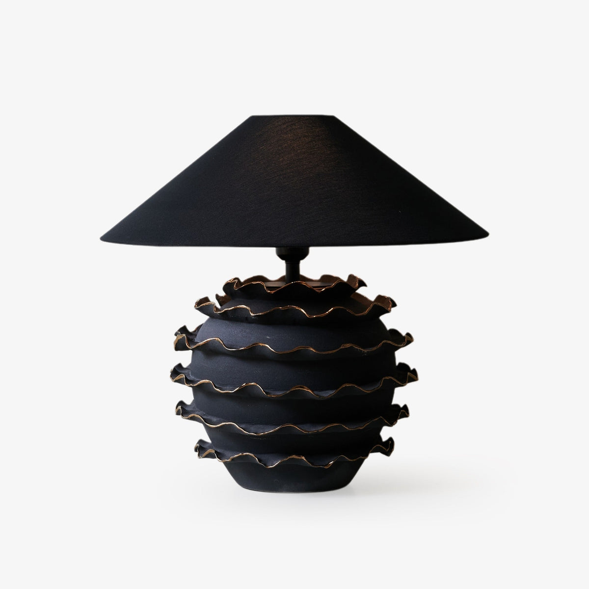 Chris nowoczesna lampa stołowa z ceramiki
