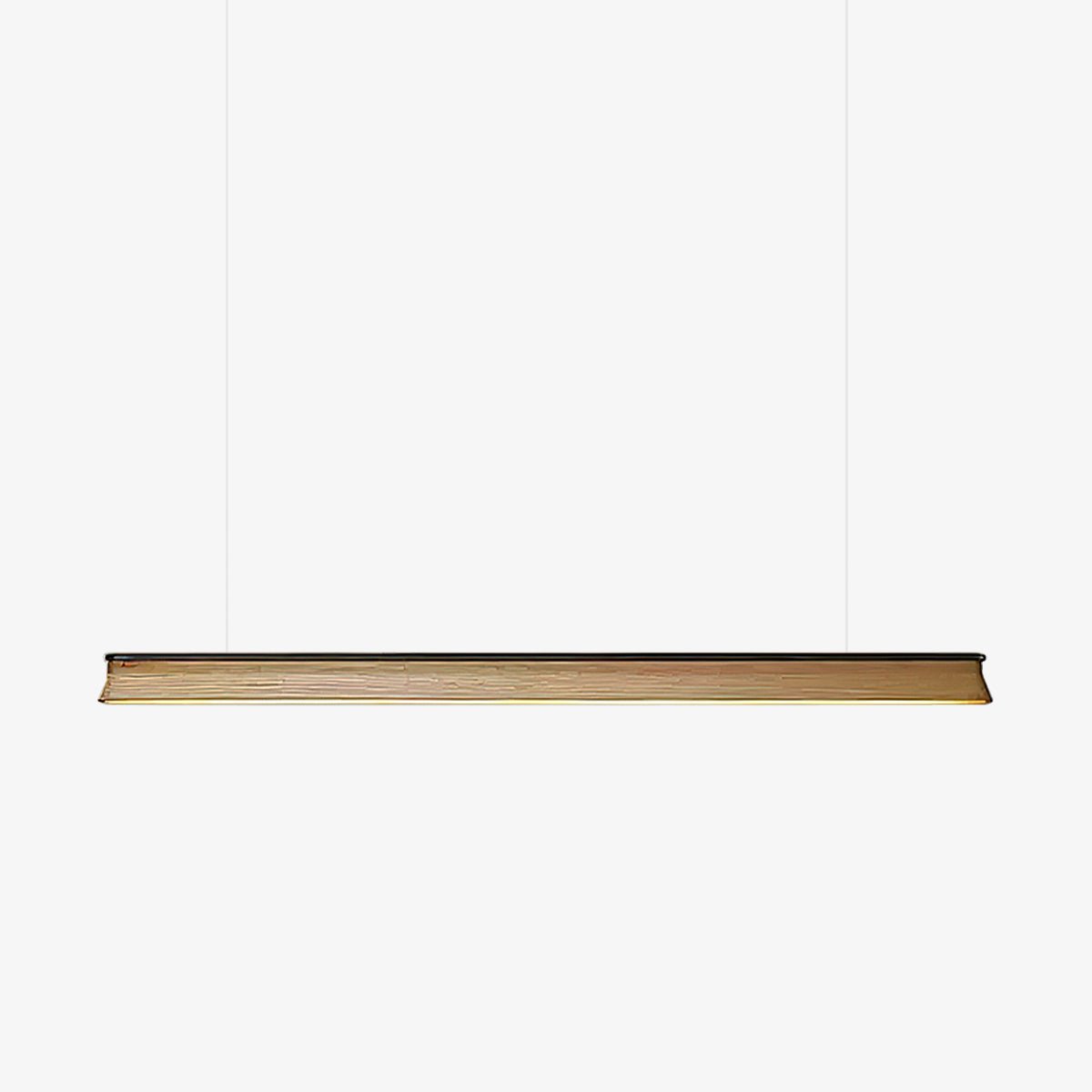 Aldeette lampa wisząca drewniana belka minimalistyczna