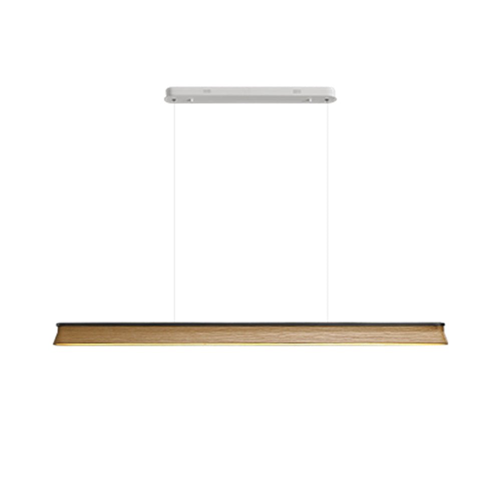 Aldeette lampa wisząca drewniana belka minimalistyczna