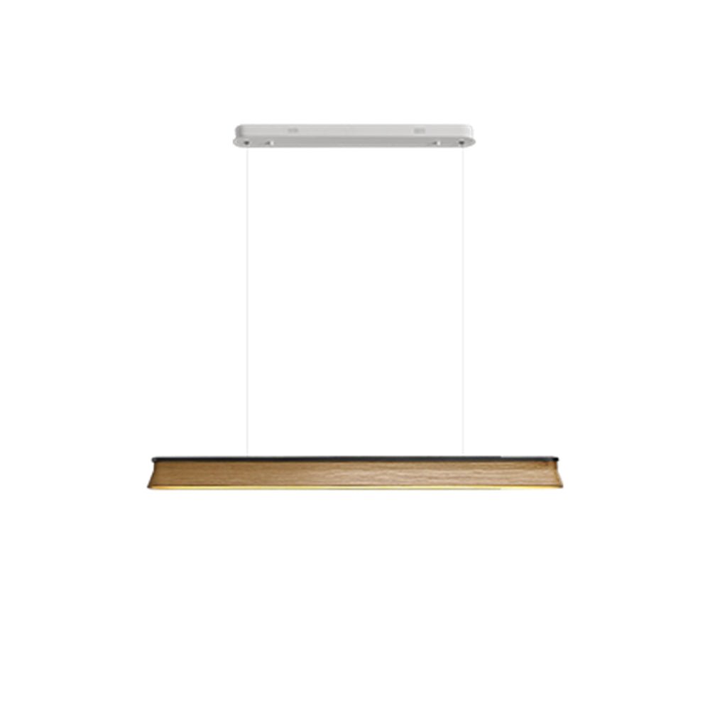 Aldeette lampa wisząca drewniana belka minimalistyczna
