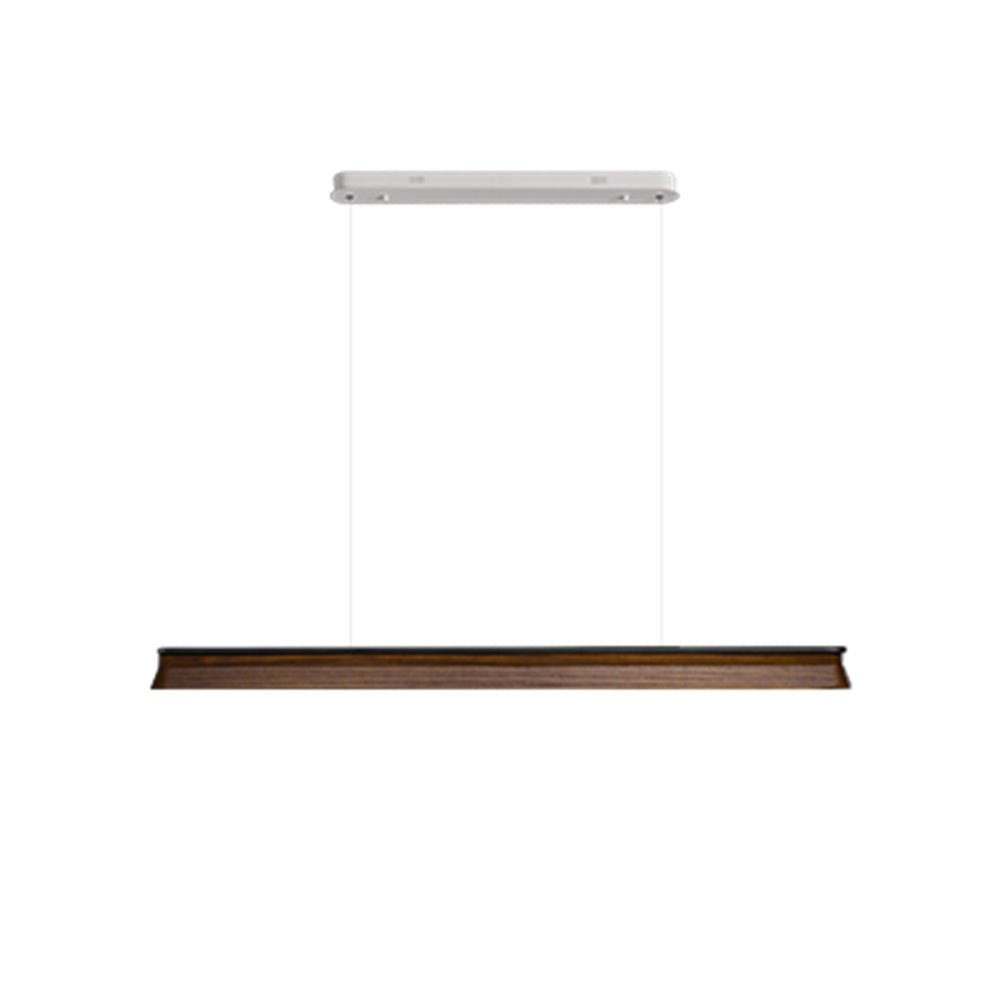 Aldeette lampa wisząca drewniana belka minimalistyczna