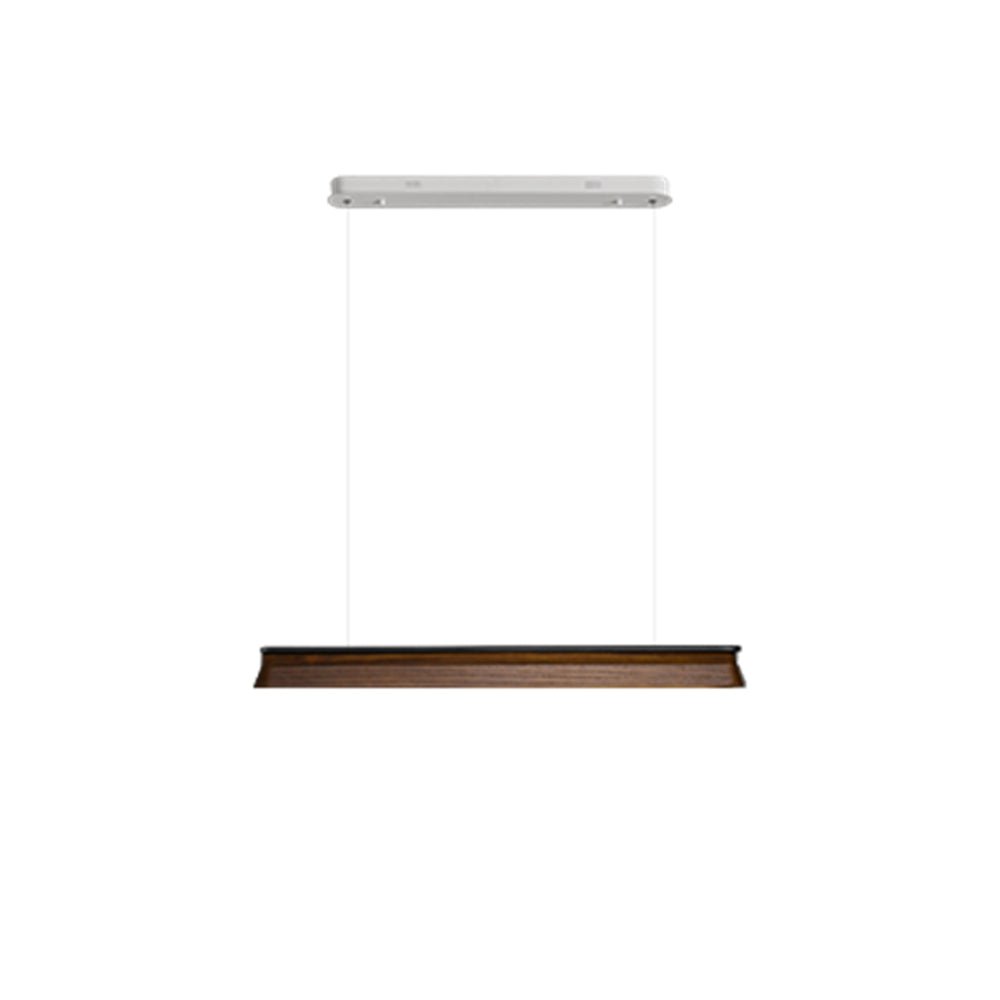 Aldeette lampa wisząca drewniana belka minimalistyczna