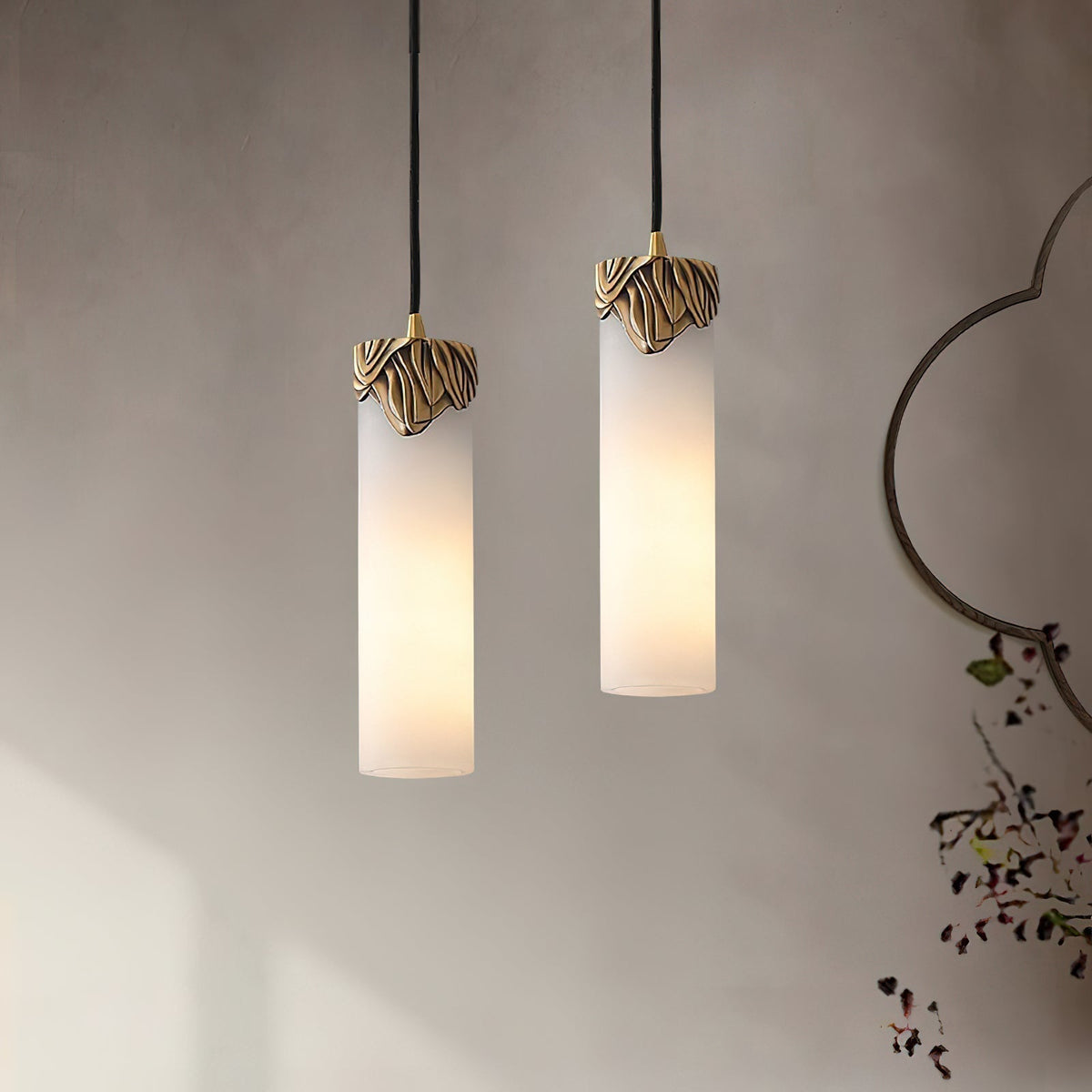 Albinenne Alabaster lampa wisząca