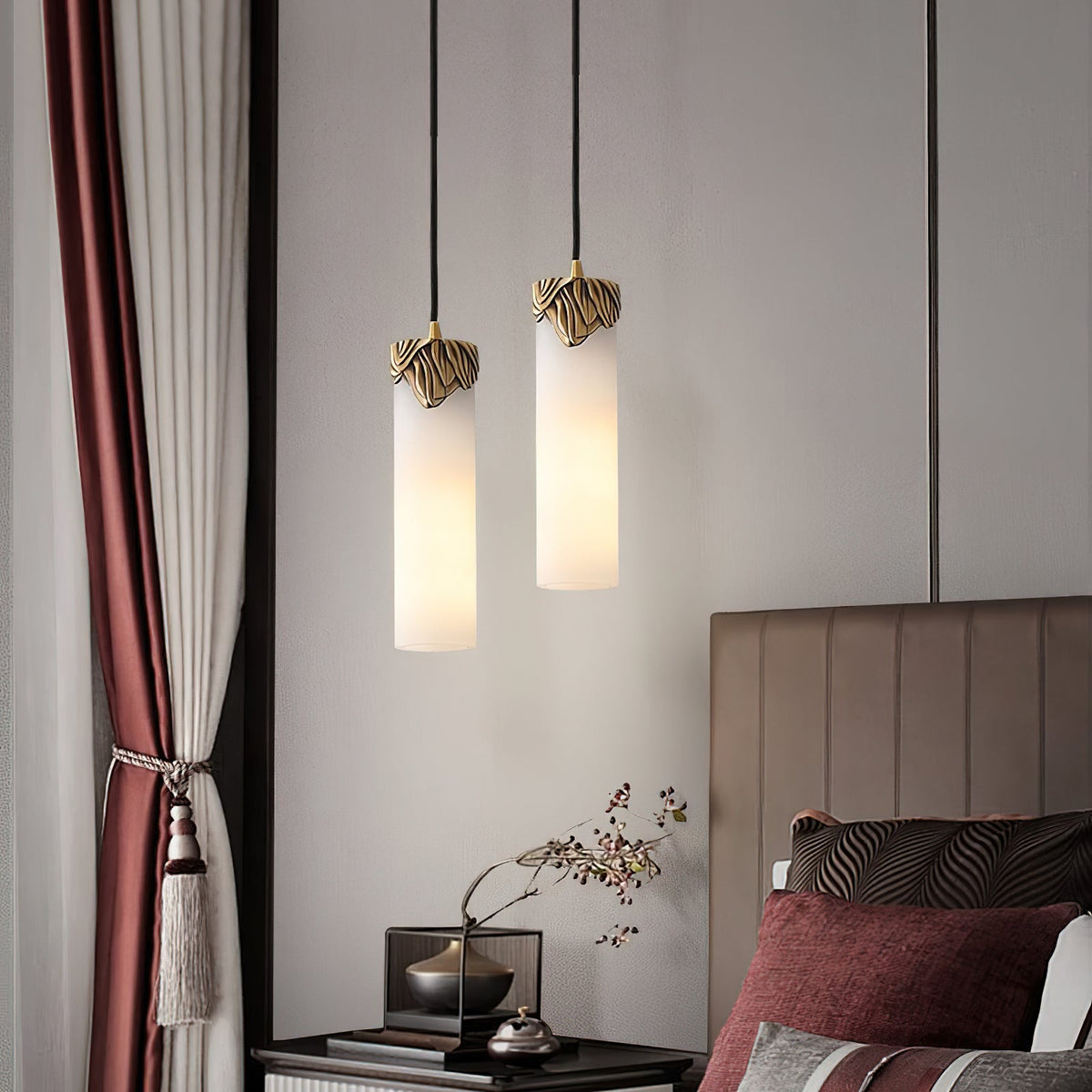 Albinenne Alabaster lampa wisząca