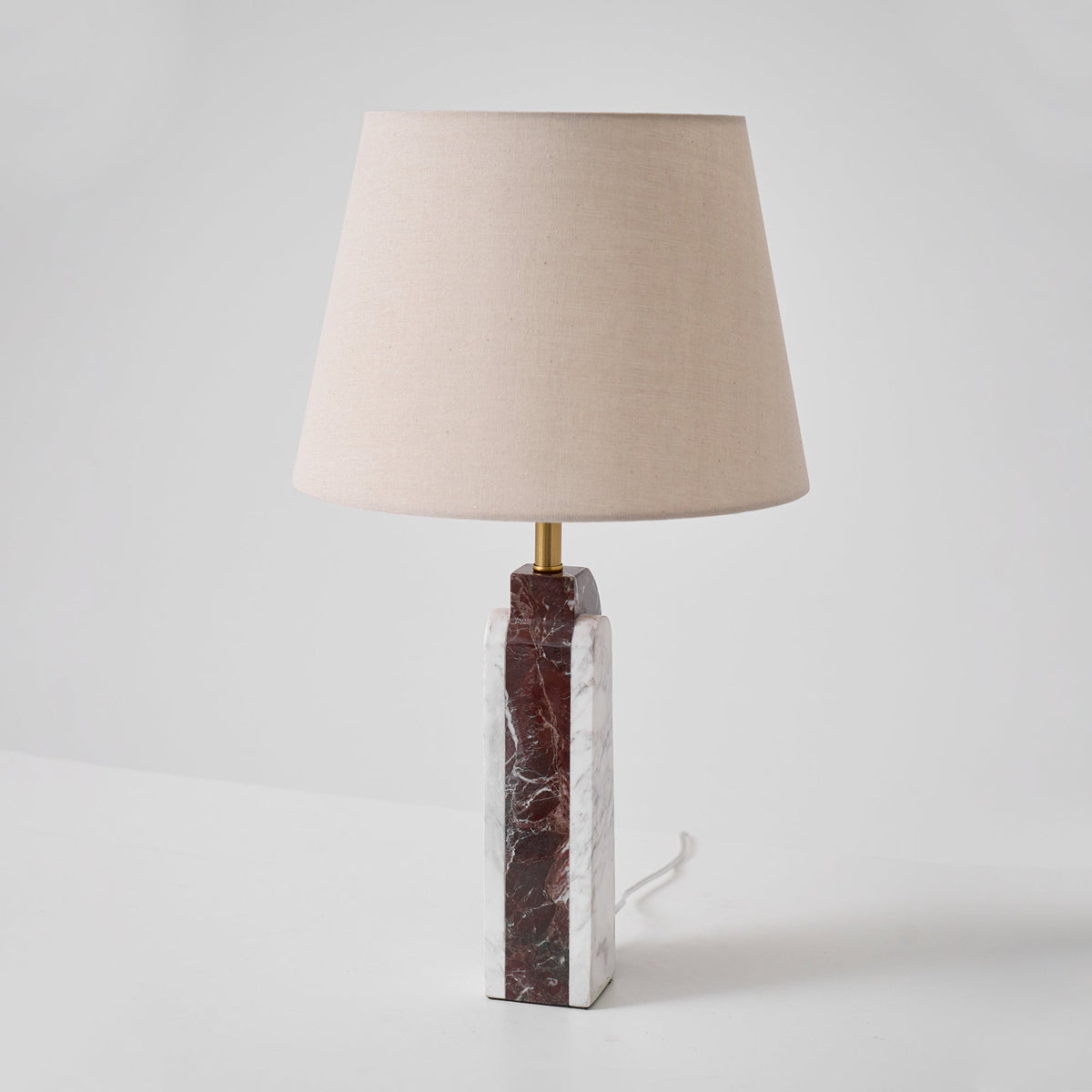 Jovix nowoczesna lampa stołowa z marmuru
