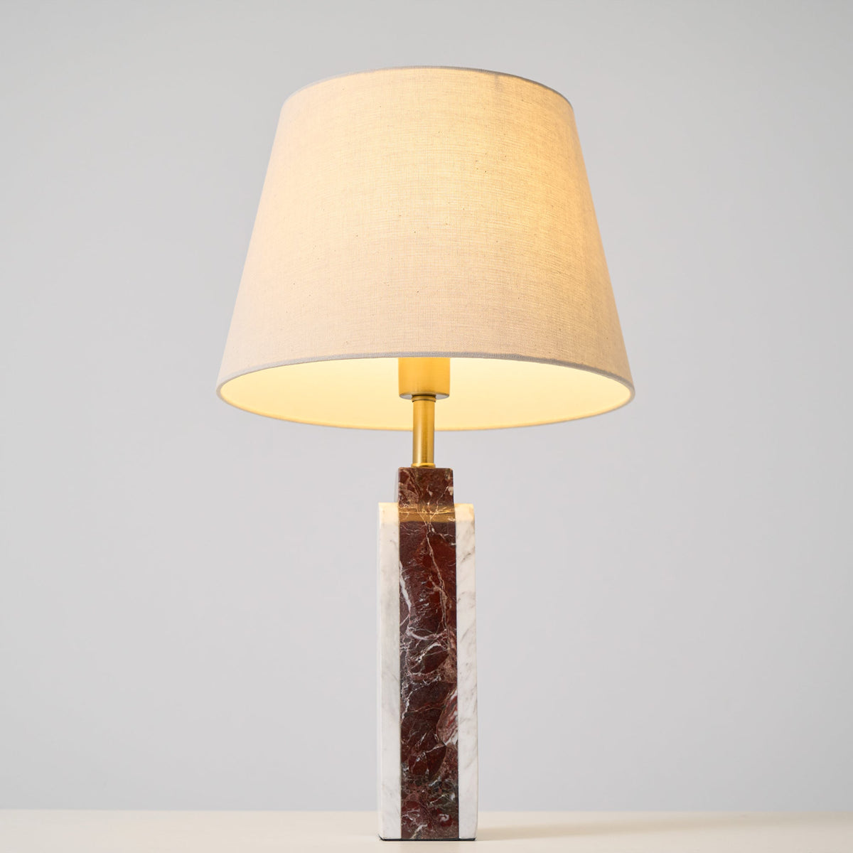 Jovix nowoczesna lampa stołowa z marmuru