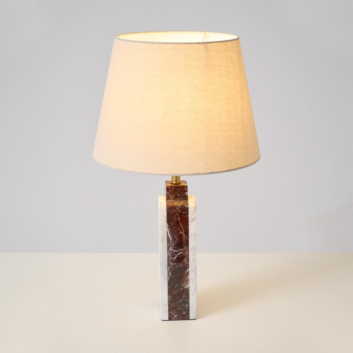 Jovix nowoczesna lampa stołowa z marmuru