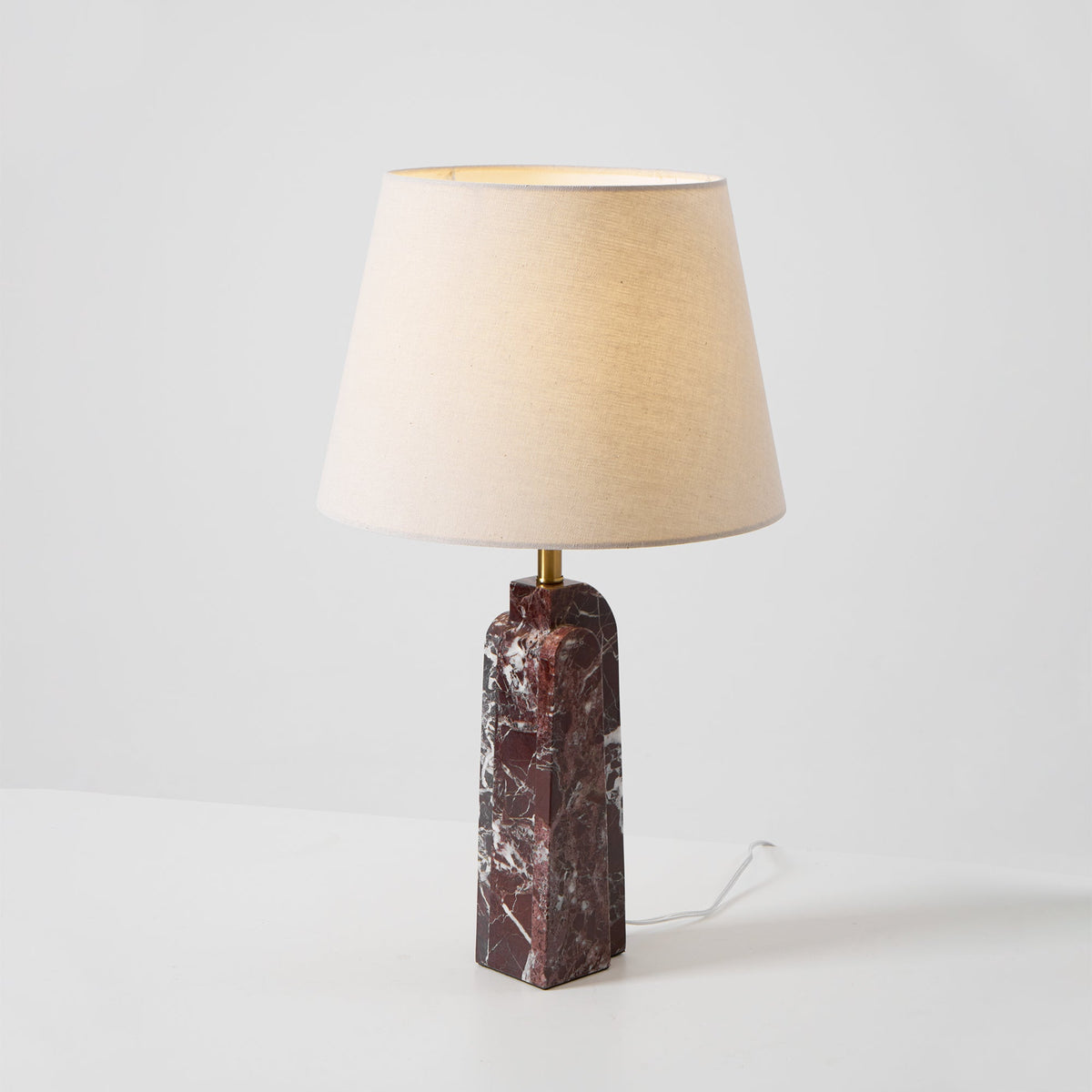 Jovix nowoczesna lampa stołowa z marmuru