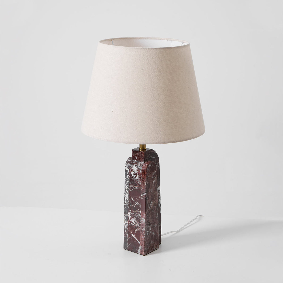 Jovix nowoczesna lampa stołowa z marmuru