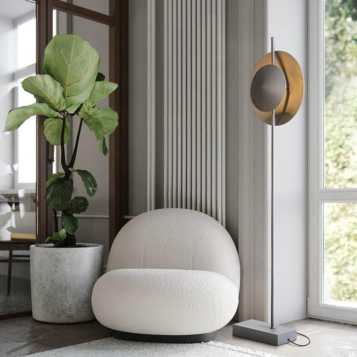 Circalla dwutonowa lampa stojąca