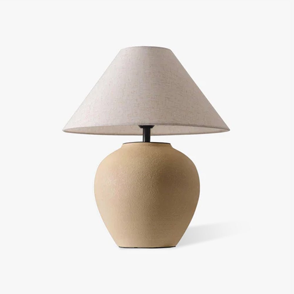 Lumian rustykalna lampa stołowa ze szkła ceramicznego