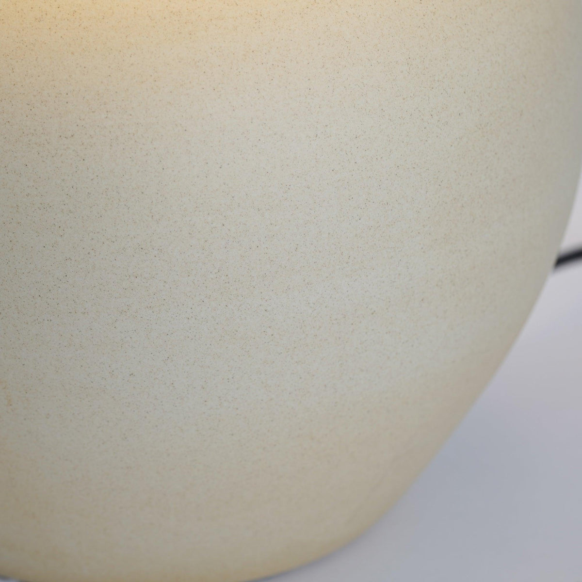 Lumian rustykalna lampa stołowa ze szkła ceramicznego