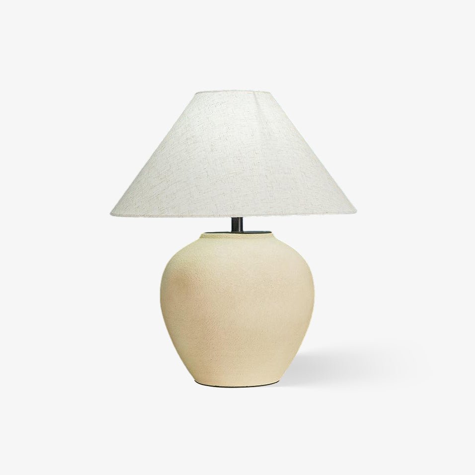 Lumian rustykalna lampa stołowa ze szkła ceramicznego