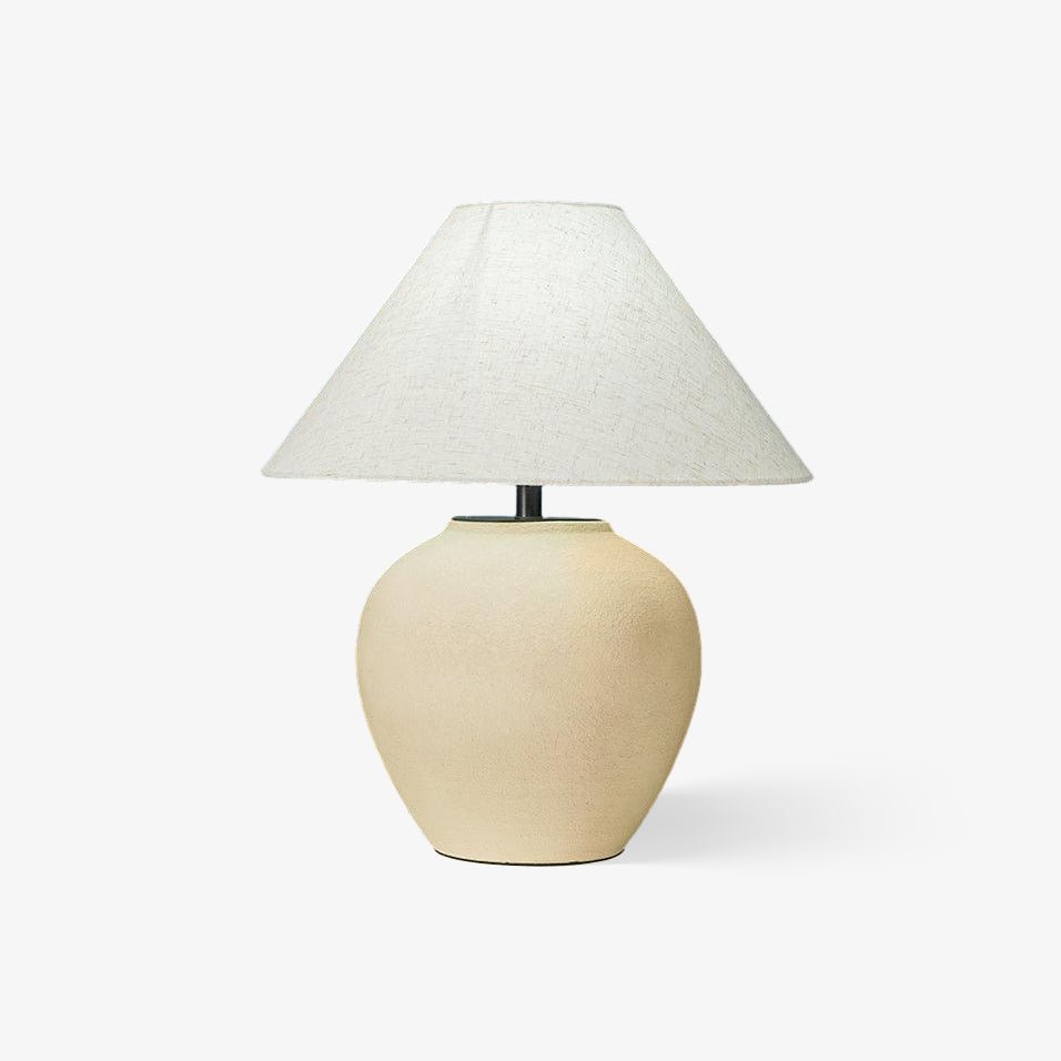 Lumian rustykalna lampa stołowa ze szkła ceramicznego