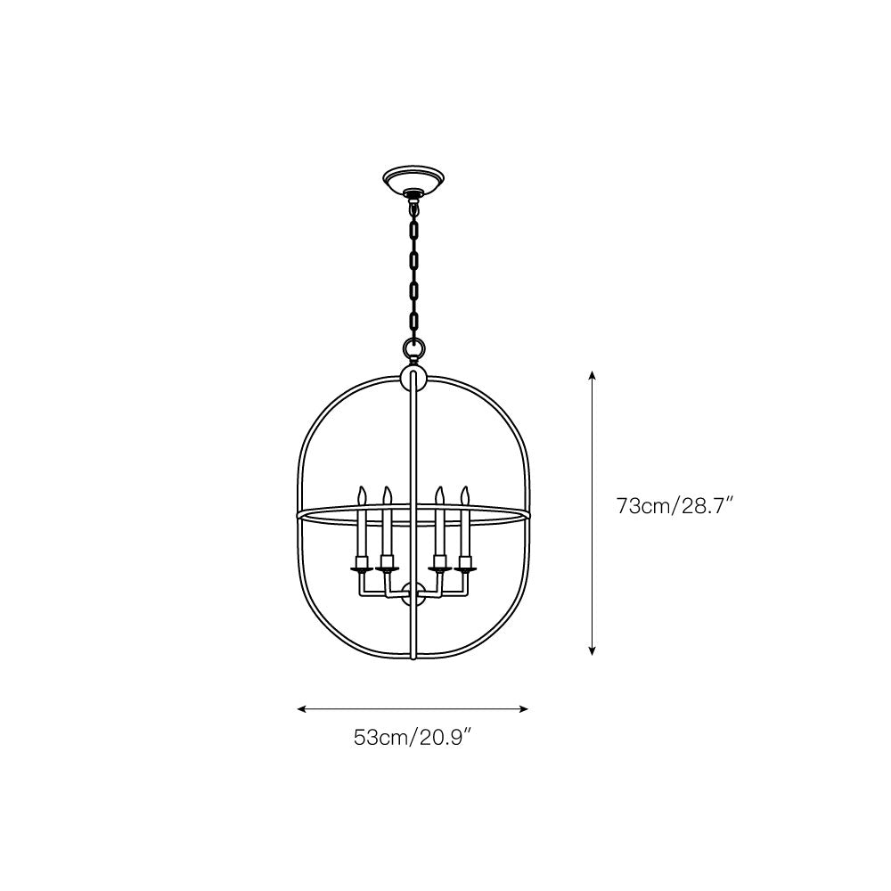Lampa wisząca Miroine