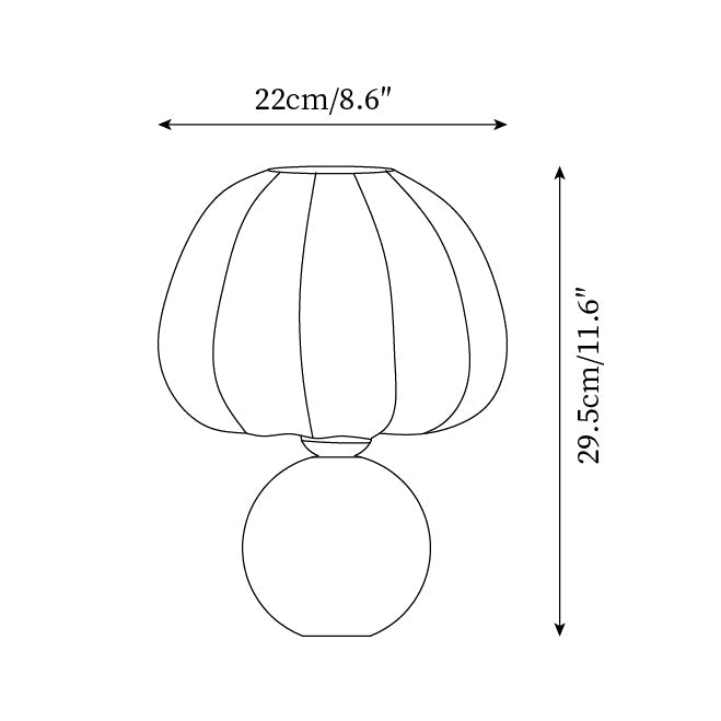 Mochy lampa stołowa