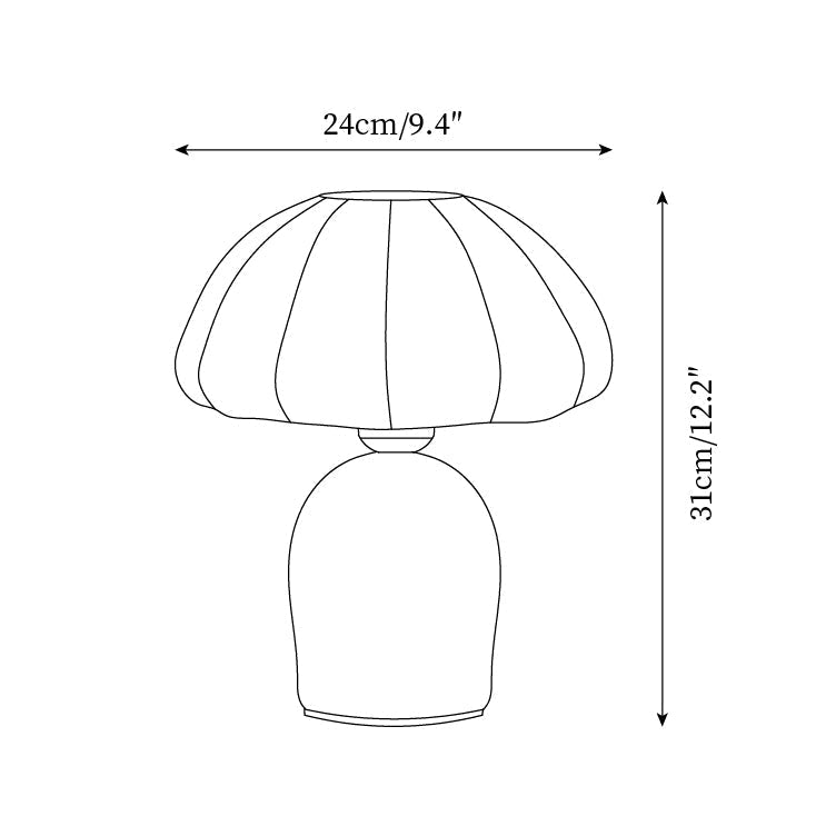 Mochy lampa stołowa