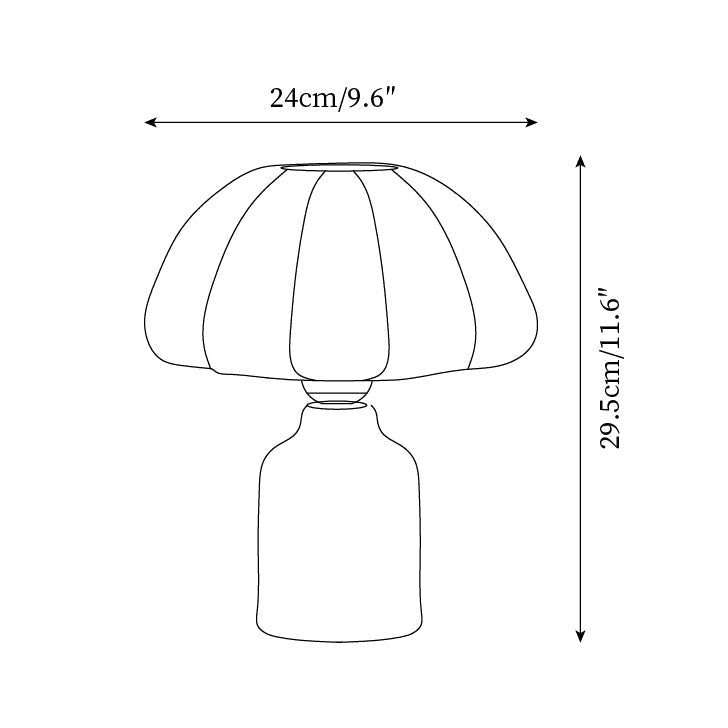 Mochy lampa stołowa