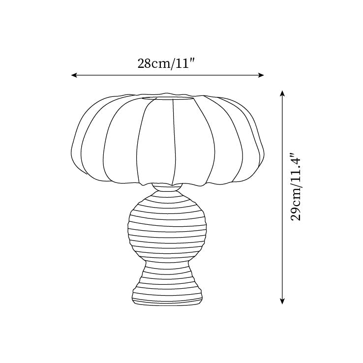 Mochy lampa stołowa