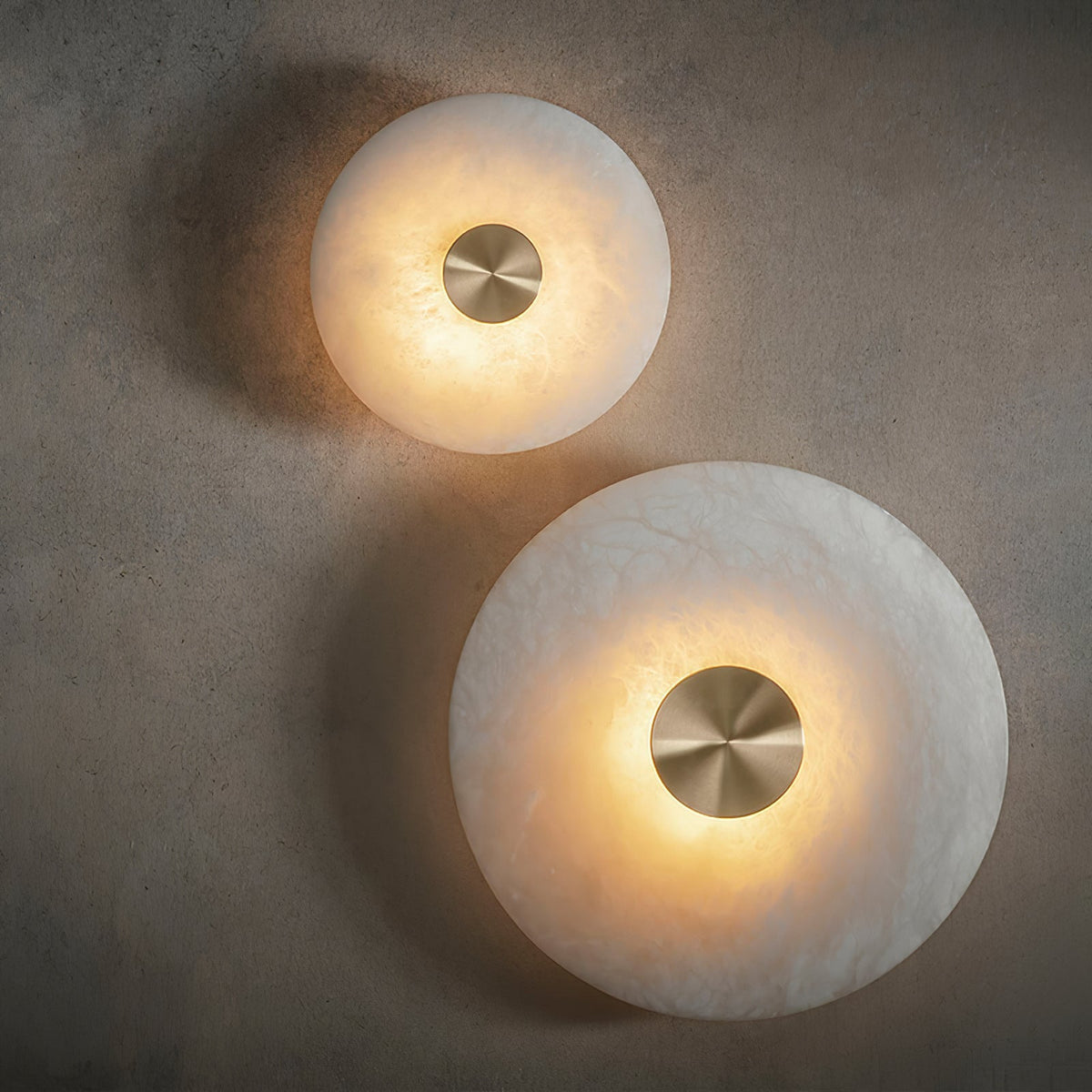 Selina minimalistyczna lampa sufitowa w alabastrze