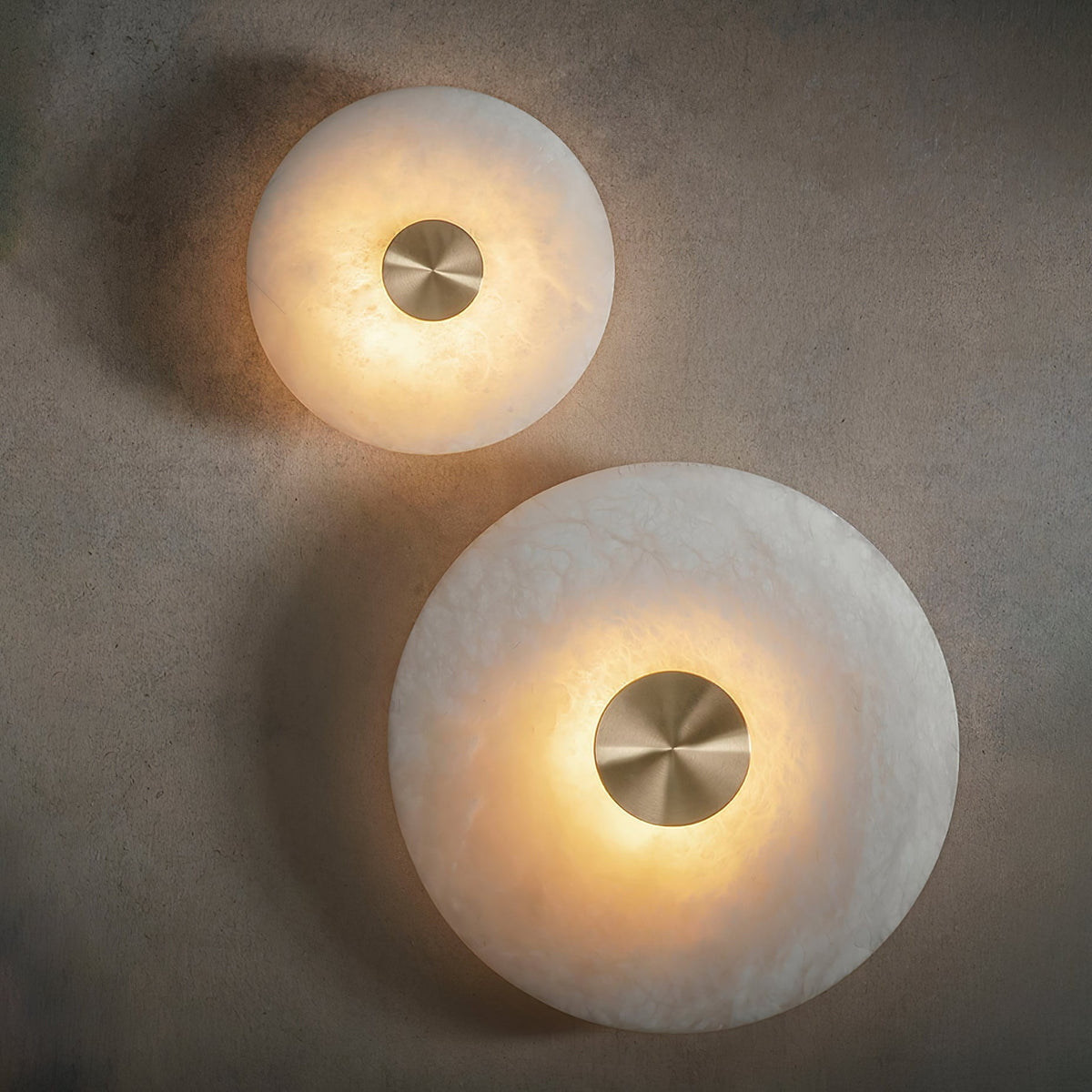 Selina minimalistyczna lampa sufitowa w alabastrze