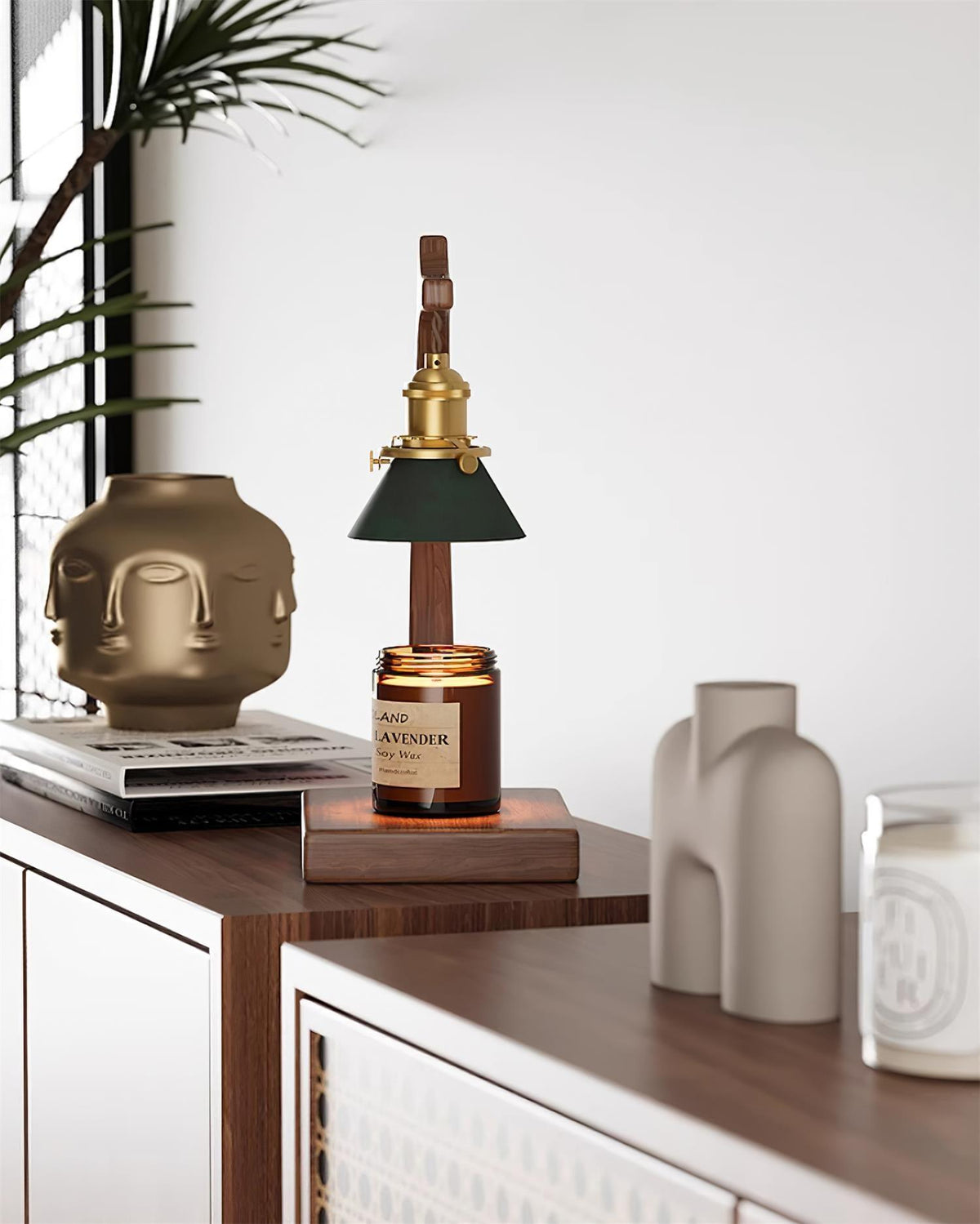 Lampa stołowa Craman ze szkła