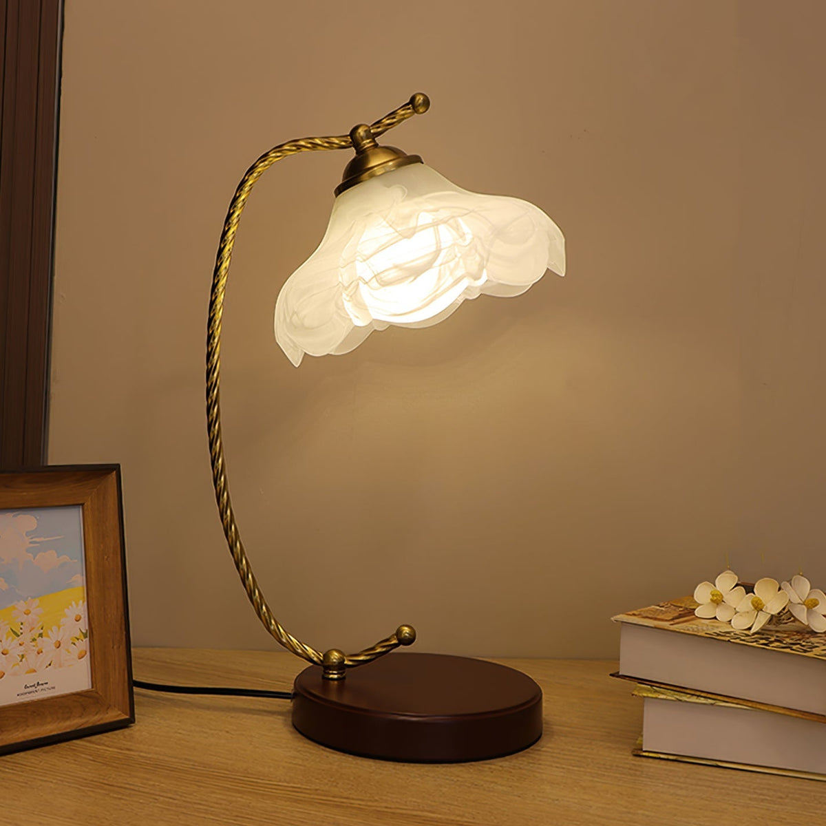 Kostor lampa stołowa