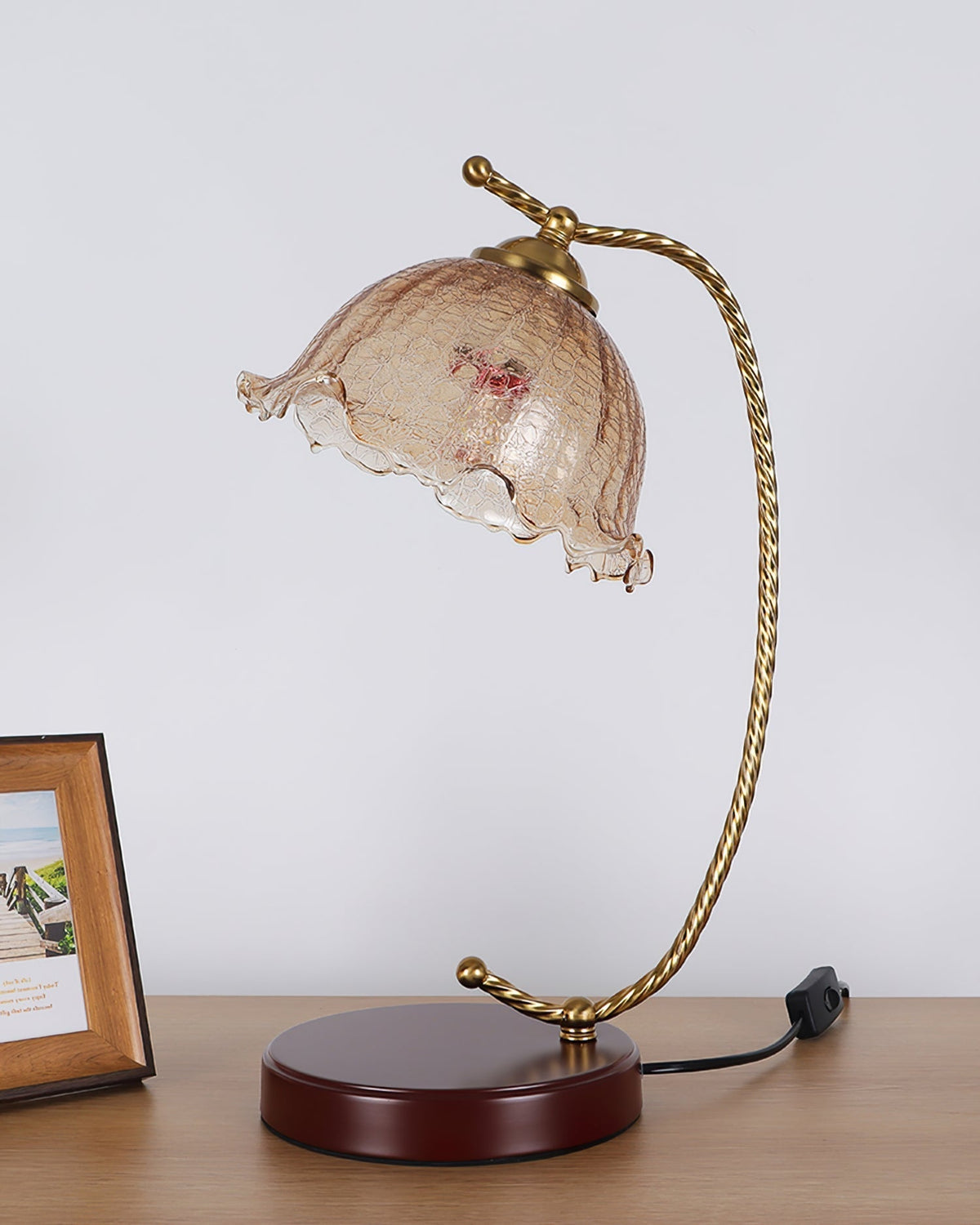 Kostor lampa stołowa
