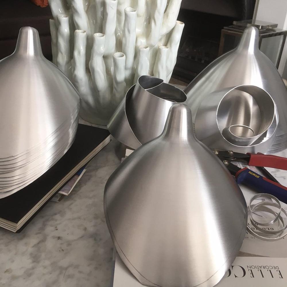 Elaoraine lampa sufitowa trzyramienna czarna rzeźbiarska