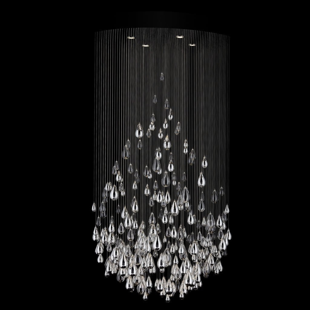 Droplets Cascading żyrandol ze szkła