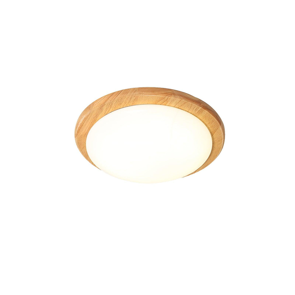 Myshae nowoczesna minimalistyczna lampa sufitowa w kształcie bębna z drewna
