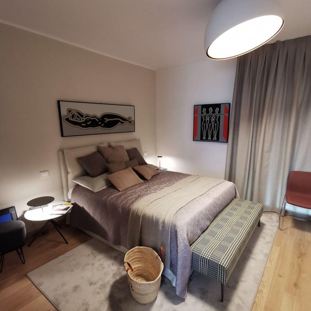 Flanel lampa sufitowa kopuła drewno wewnątrz ciepła nowoczesna minimalistyczna salon | Cielum