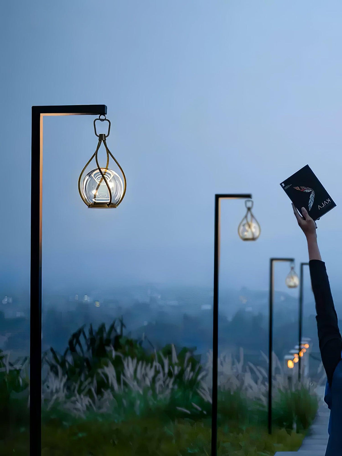 Emma minimalistyczna lampa stołowa ze szkła