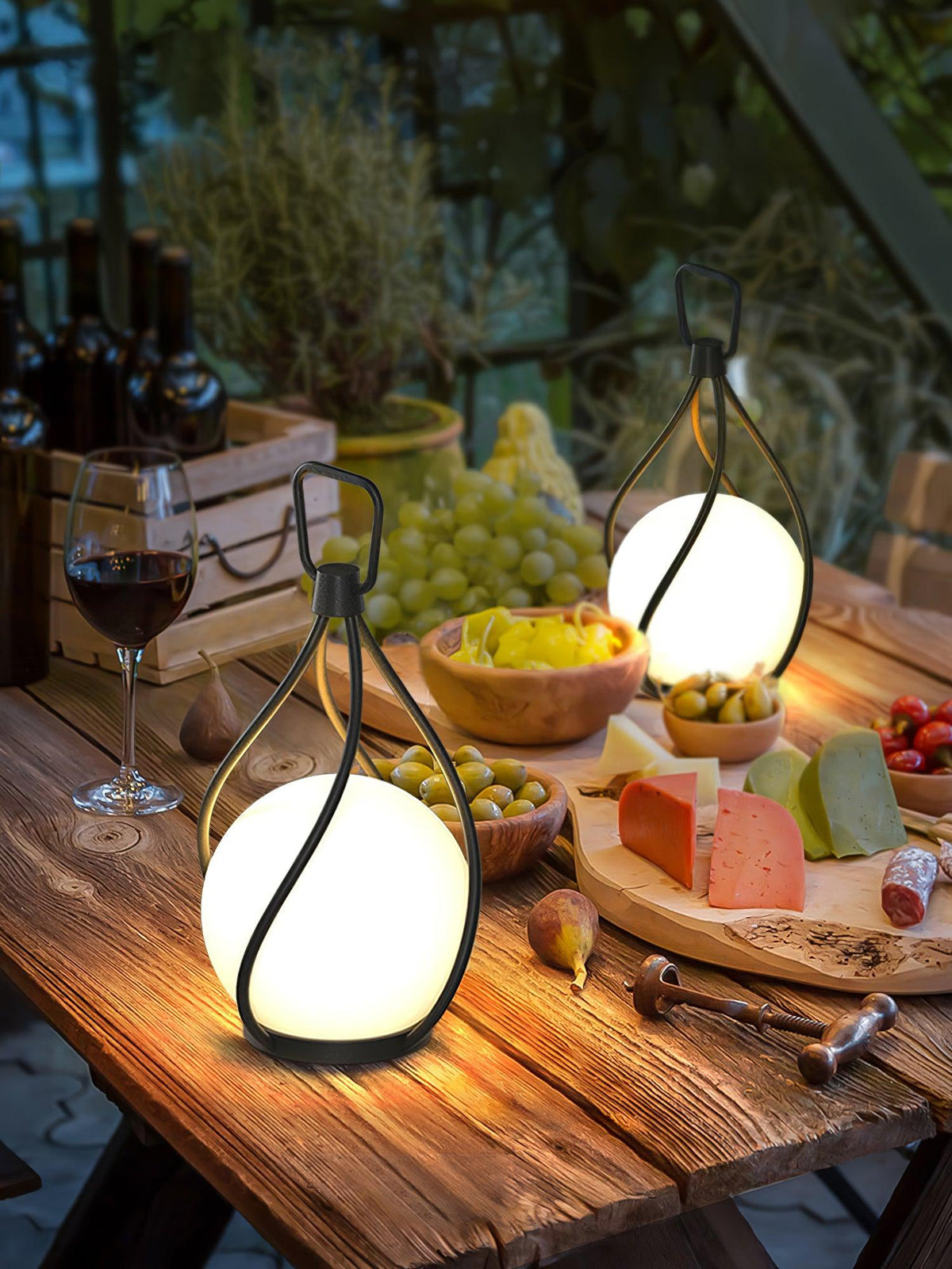 Emma minimalistyczna lampa stołowa ze szkła