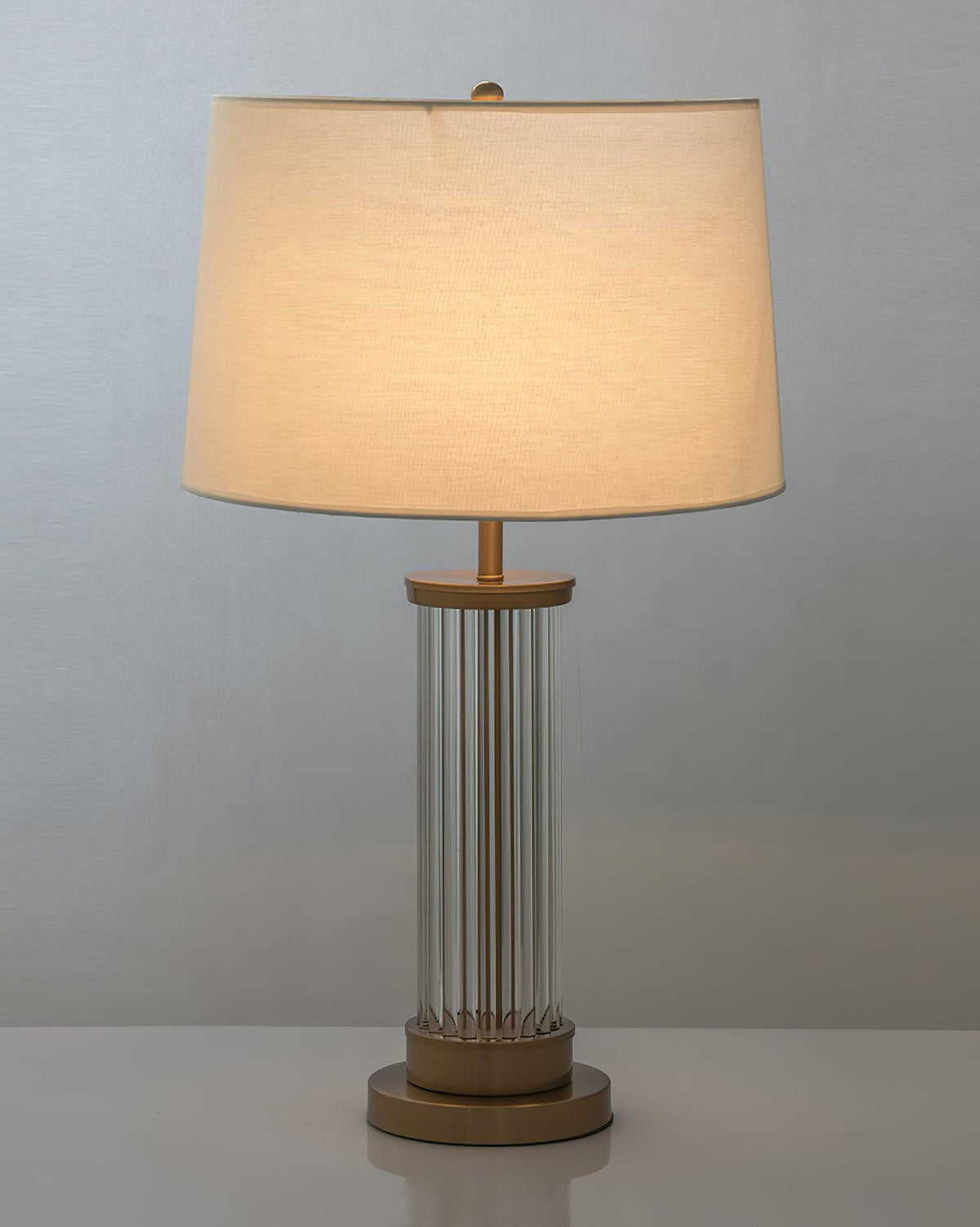 Leloz lampa stołowa z płótna