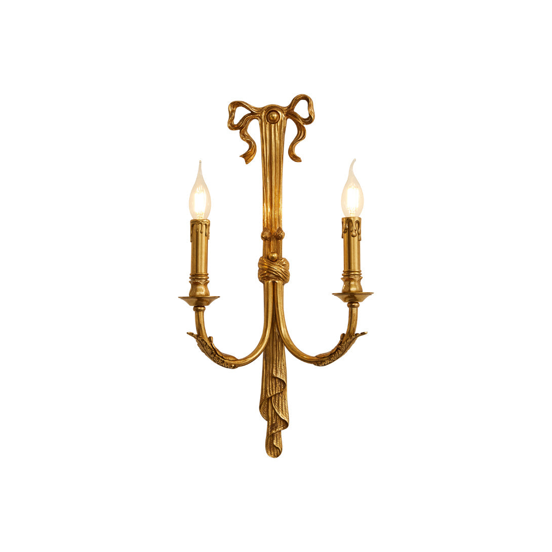Lampa ścienna Oriaielle z mosiądzu