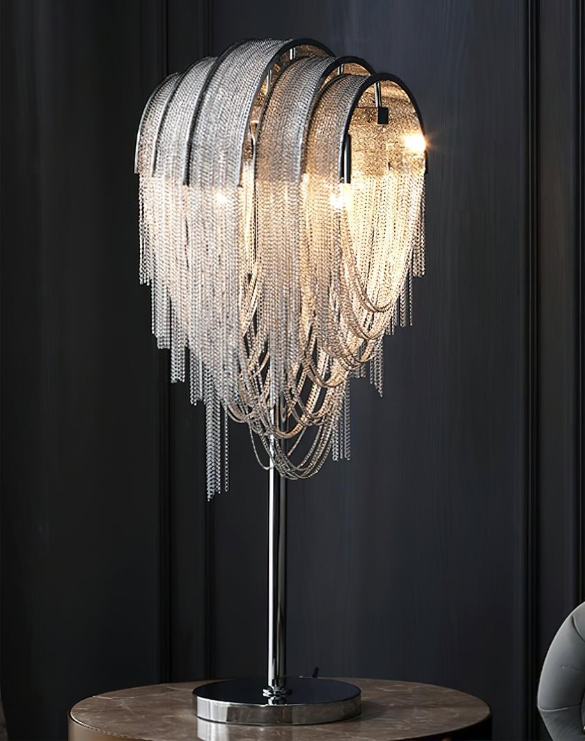 Hune artystyczna lampa stołowa ze stali