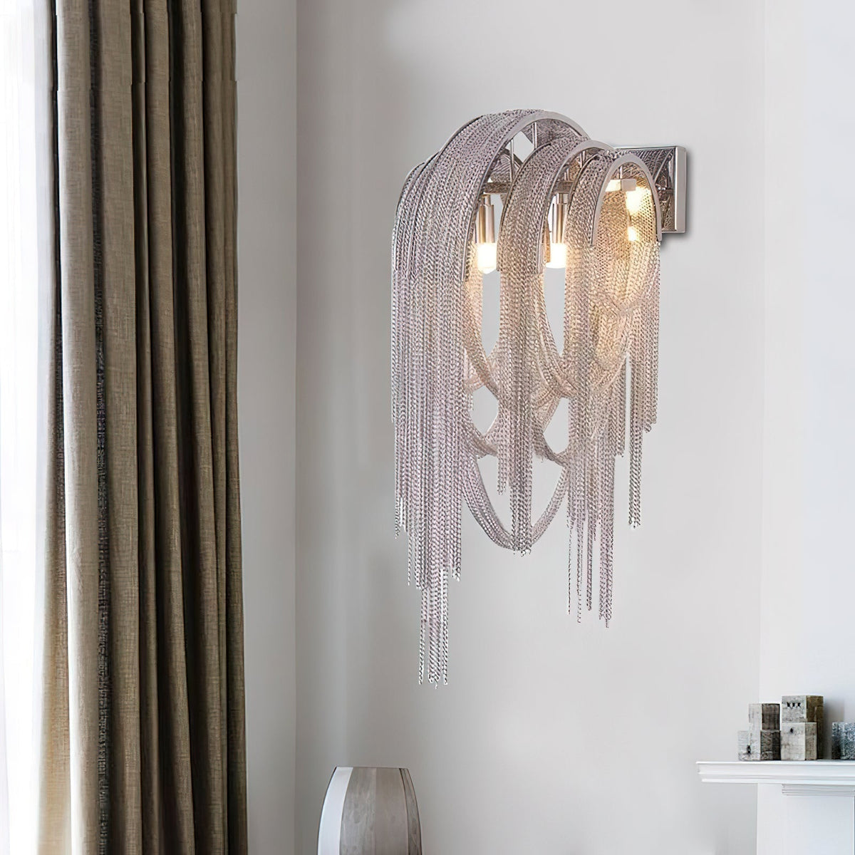 Kinkiet Postmodern Luxury Tassel Chains