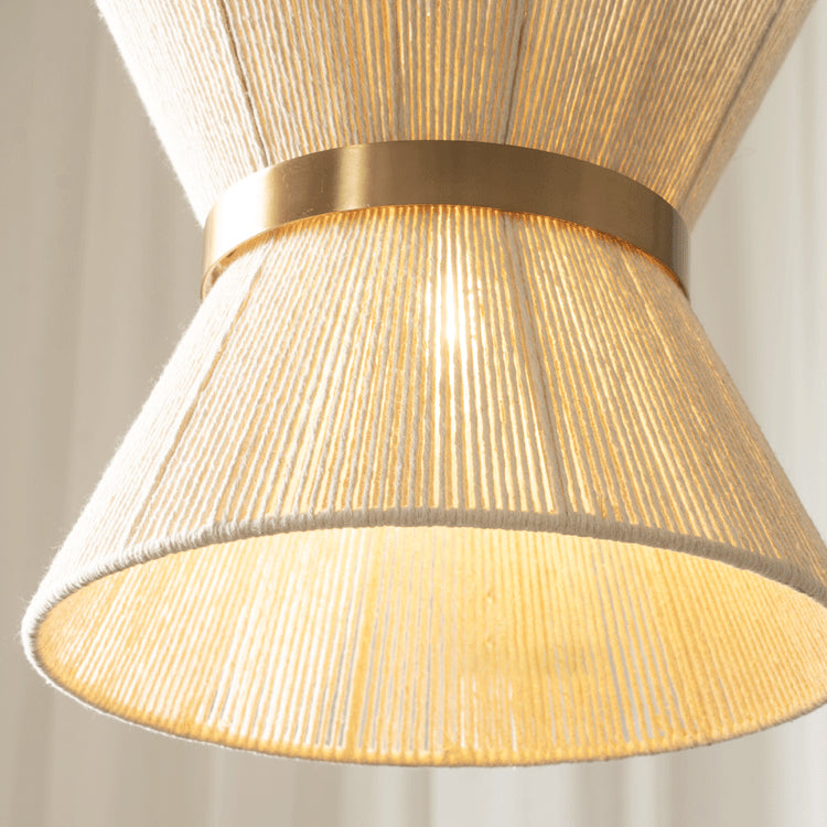 Aldenaya wisząca lampa drewniana