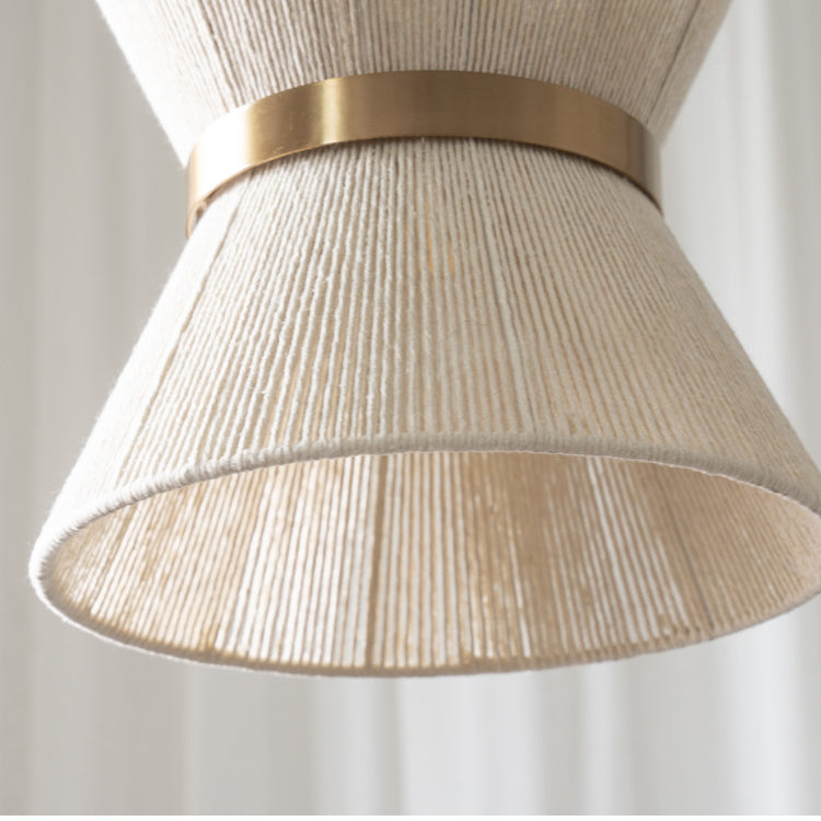 Aldenaya wisząca lampa drewniana