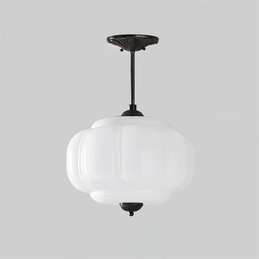 Eldio zielona lampa sufitowa montowana bezpośrednio ze szkła