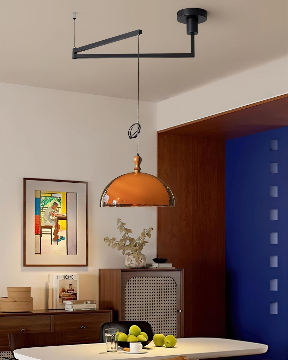 Lampa wisząca Vika z ramieniem obrotowym