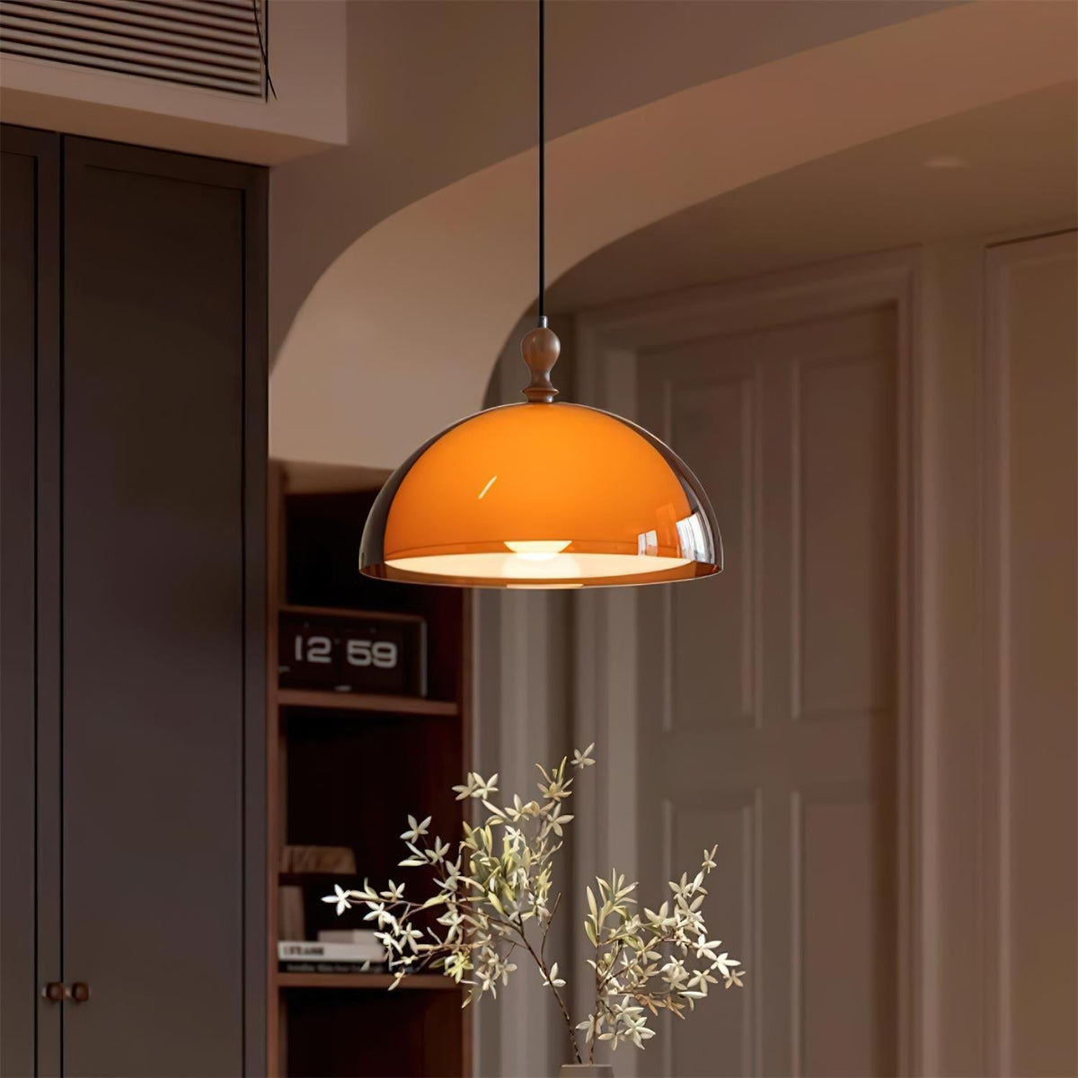 Lampa wisząca Vika z ramieniem obrotowym