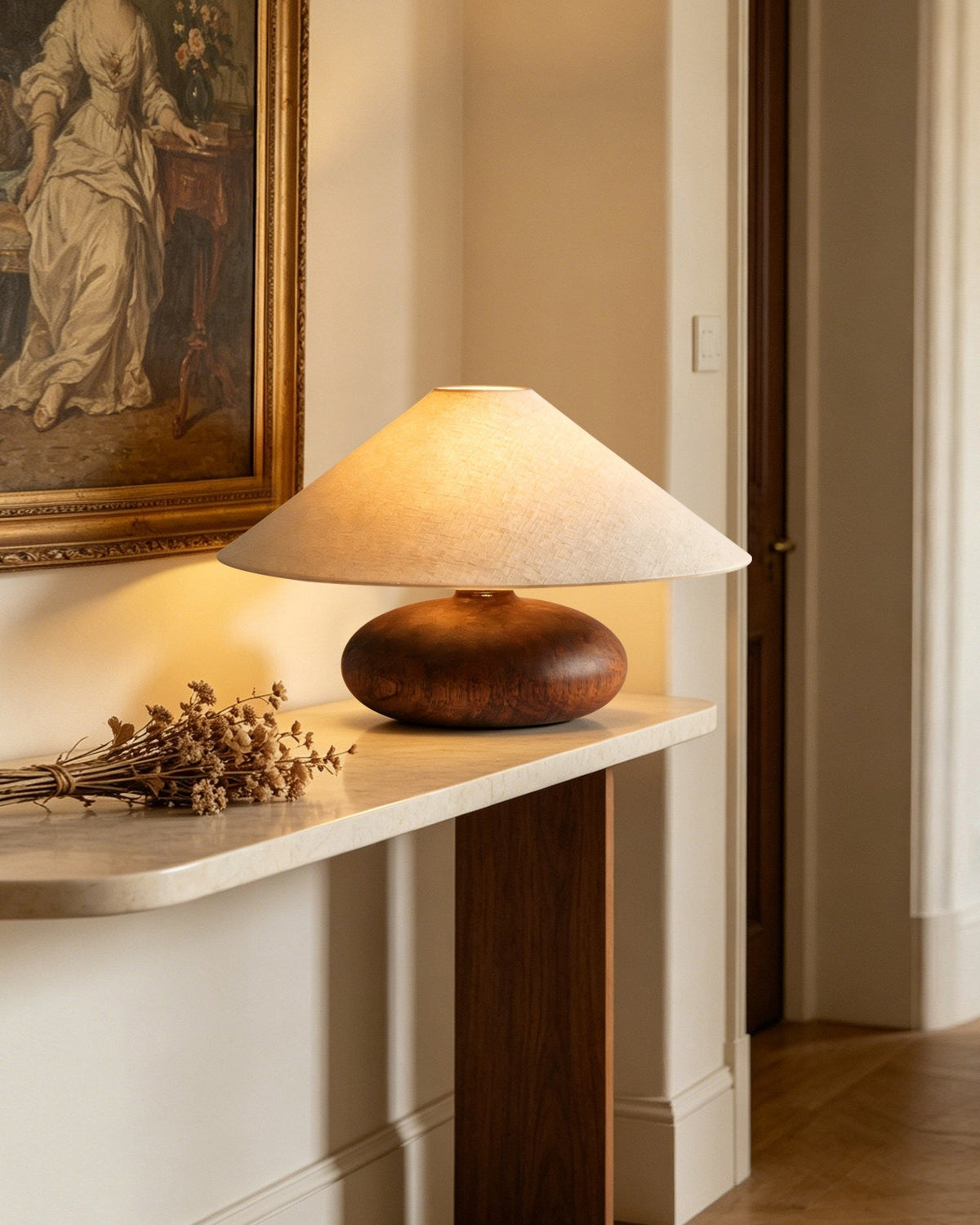 Acorn lampa stołowa