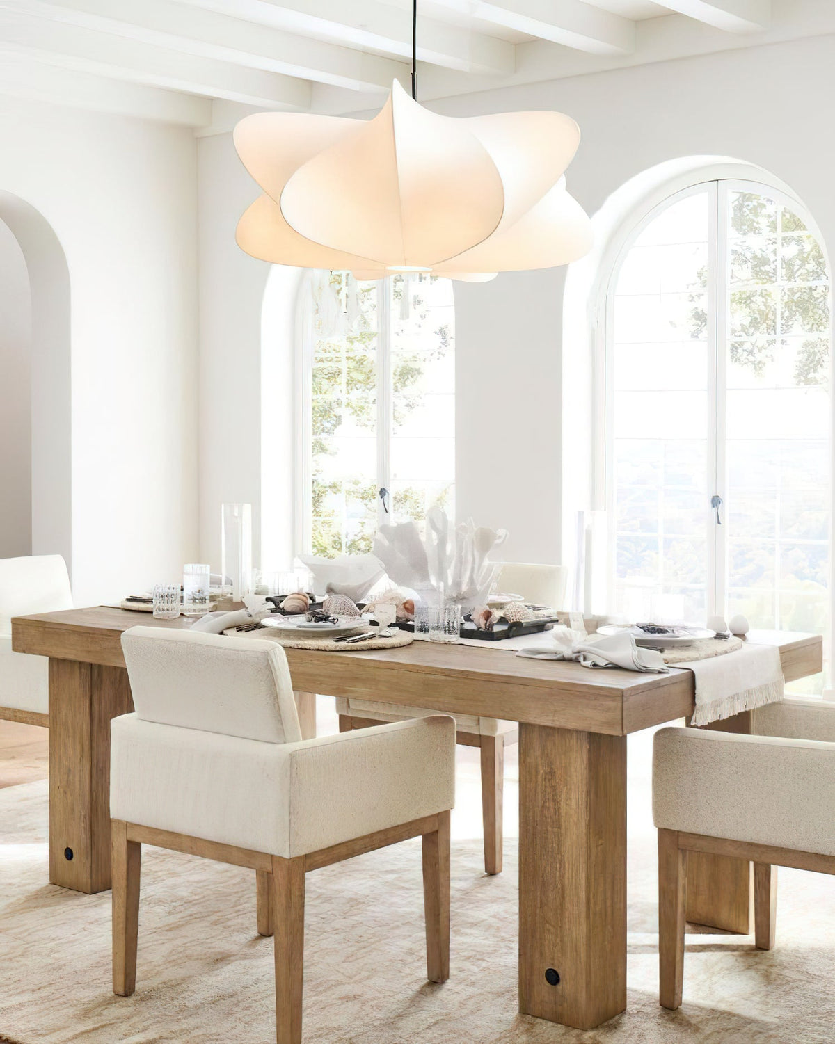 Luxe Silk nowoczesna lampa wisząca z jedwabiu